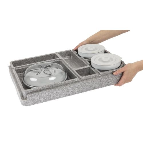 Cambro EPP TabloTherm with Dishes (1x21cm Plate 2x14cm Bowls) (B2B)