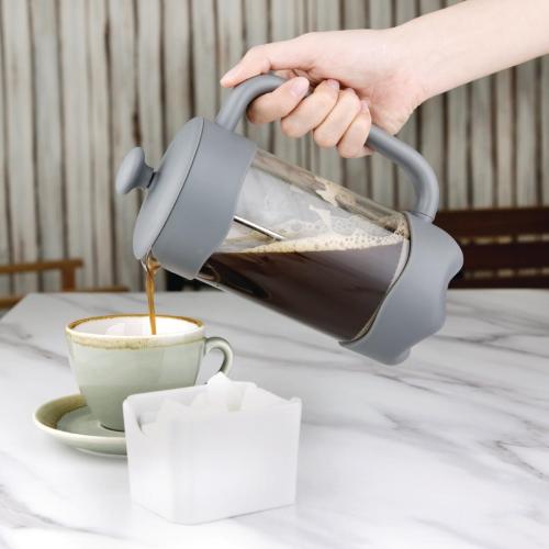 Olympia Cafetiere Grey - 8 Cup 1Ltr