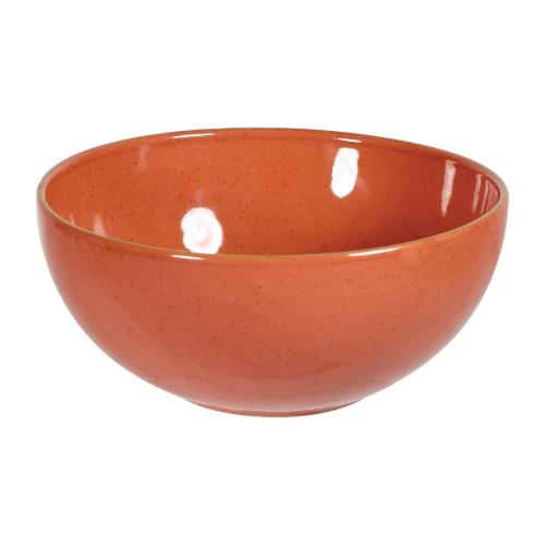 Churchill Stonecast Orange Noodle Bowl - 107.5cl 37.8oz 80x183mm (Box 6)(Direct)