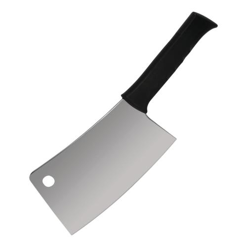 Vogue Cleaver Plastic Handle Black - 203mm 8"