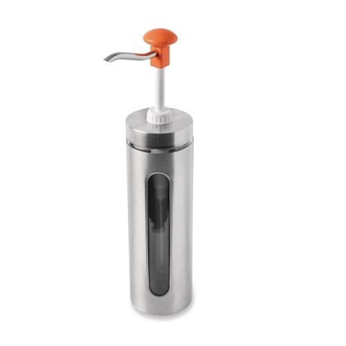 Schneider Stainless Steel Yellow Single 30ml Dose Pump Dispenser
