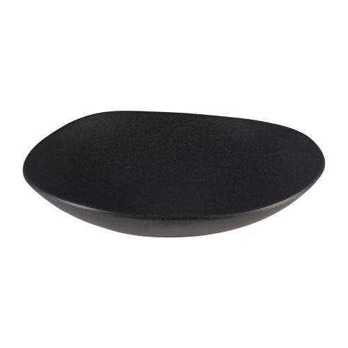 Alchemy Melamine Trace Granite Black Melamine Bowl - 12 1/2" (Box 4) (Direct)