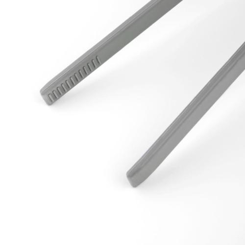 Vogue Silicone High Heat Tweezer Tongs Grey - 290mm 11 1/4"