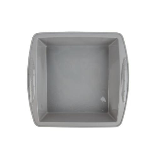 Vogue Silicone High Heat Flexible Square Bake Pan - 245x245mm 9 1/2x9 1/2"