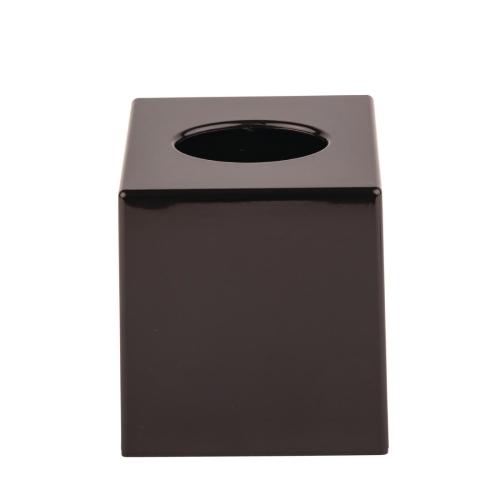 Bolero Black Cube Tissue Holder
