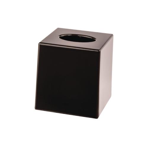 Bolero Black Cube Tissue Holder