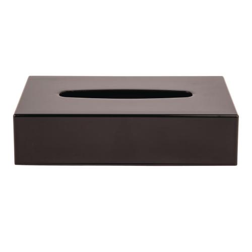 Bolero Black Rectangular Tissue Holder