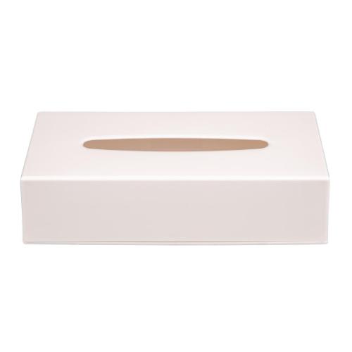 Bolero White Rectangular Tissue Holder