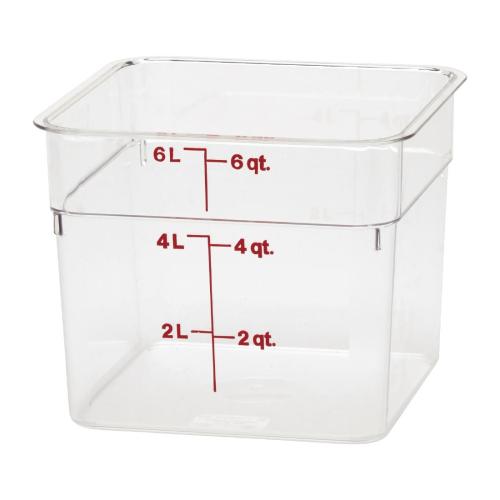 Cambro Polycarbonate Square Container - 5.7Ltr