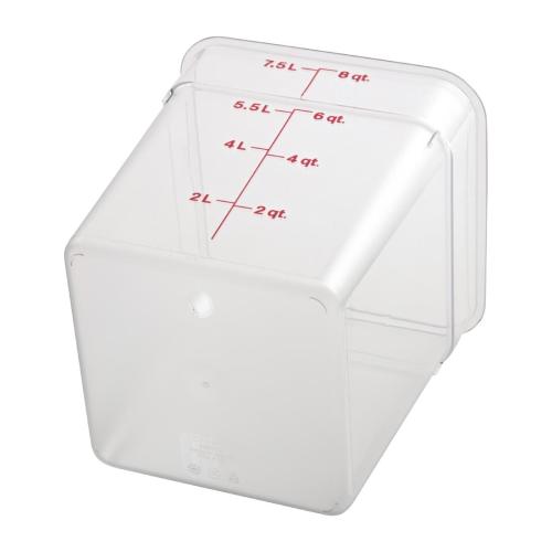 Cambro Square Storage Container - 7.6 Ltr (Pack 6) (B2B)