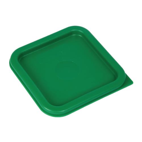 Cambro Green Square Lid 1.9 - 3.8 Ltr (Pack 6) (B2B)