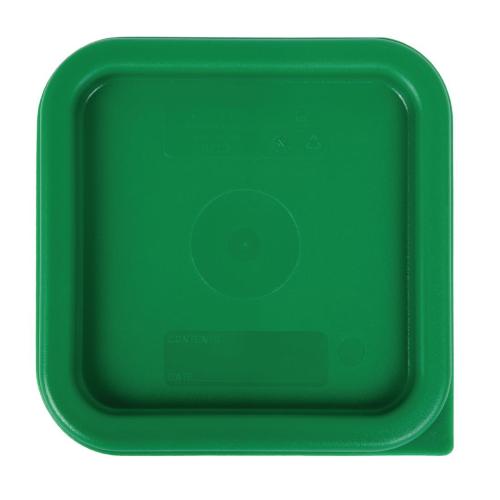 Cambro Green Square Lid 1.9 - 3.8 Ltr (Pack 6) (B2B)