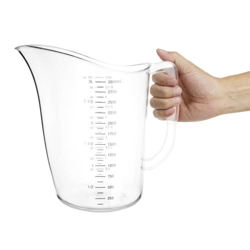 Vogue Polycarbonate Measuring Jug - 3Ltr 101fl oz