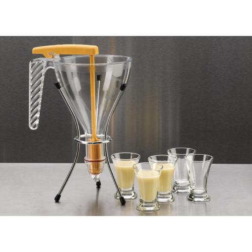 MatferBourgeat Polycarbonate Piston Funnel & Stand - 0.75Ltr (B2B)