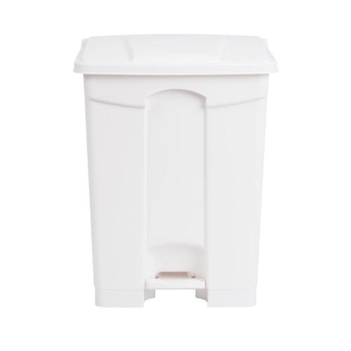 Jantex Kitchen Pedal Bin White - 65Ltr
