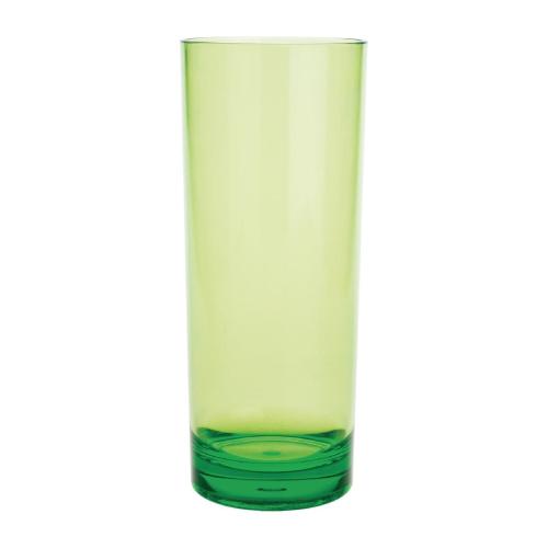 Kristallon Polycarbonate Hiball - 360ml 12.75oz Green (Box 6)