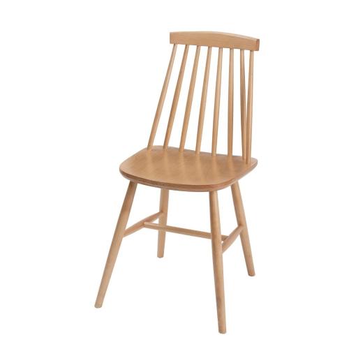 Fameg Farmhouse Angled Sidechair Natural Beech (Pack 2)