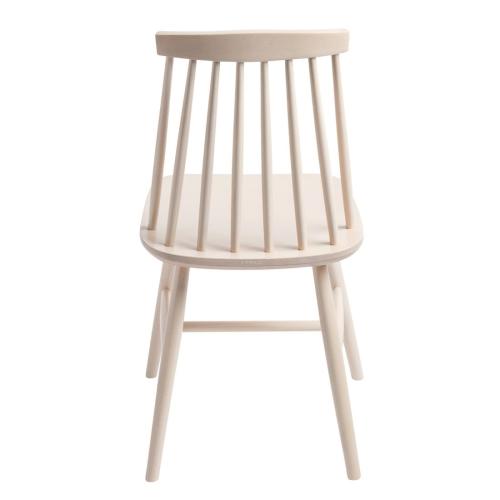 Fameg Farmhouse Angled Side Chair Whitewash Finish (Pack 2)