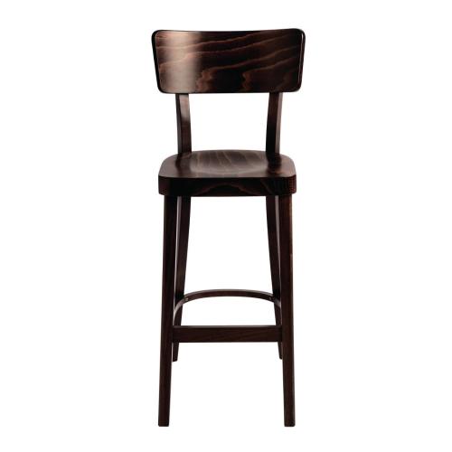 Fameg Plain Highstool (Walnut Effect) (Single)