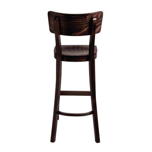 Fameg Plain Highstool (Walnut Effect) (Single)