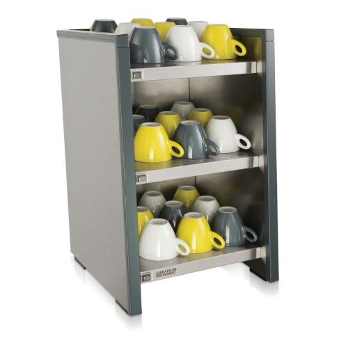 Bravilor WHK 3 Shelf Cup Warmer 120 Cup Capacity Dark Grey (Direct)
