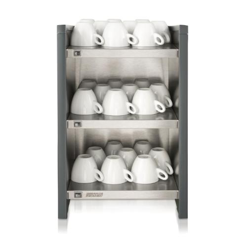 Bravilor WHK 3 Shelf Cup Warmer 120 Cup Capacity Dark Grey (Direct)