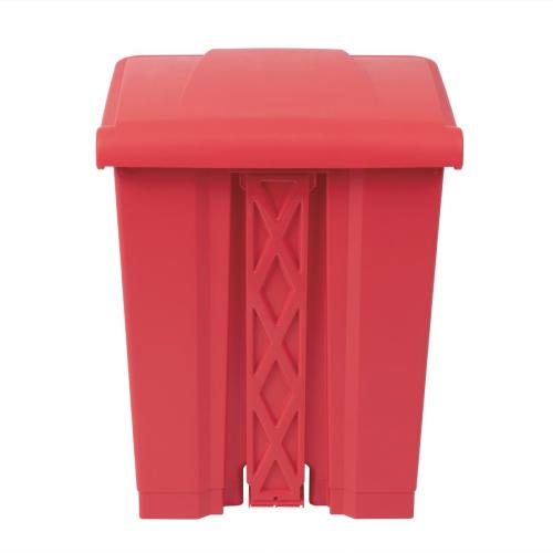 Jantex Kitchen Pedal Bin Red - 65Ltr