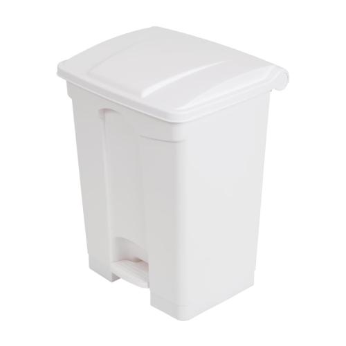 Jantex Kitchen Pedal Bin White - 65Ltr