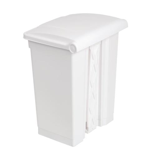 Jantex Kitchen Pedal Bin White - 65Ltr