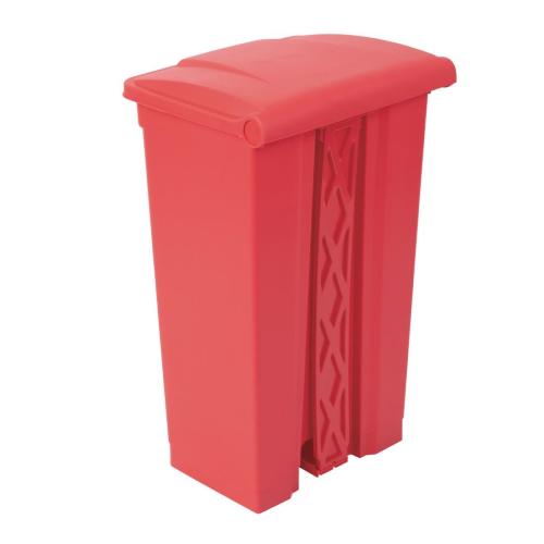 Jantex Kitchen Pedal Bin Red - 87Ltr