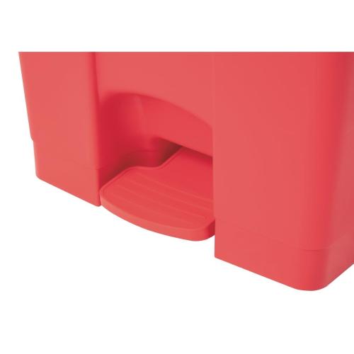 Jantex Kitchen Pedal Bin Red - 87Ltr
