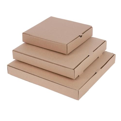 EDLP Fiesta Compostable Kraft Pizza Box - 9" (Box 100)  FSC Recycled