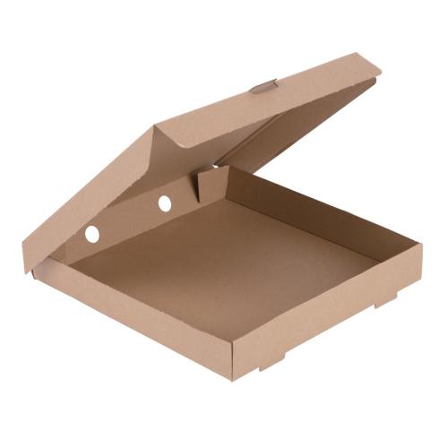 EDLP Fiesta Compostable Kraft Pizza Box - 12" (Box 100)  FSC Recycled