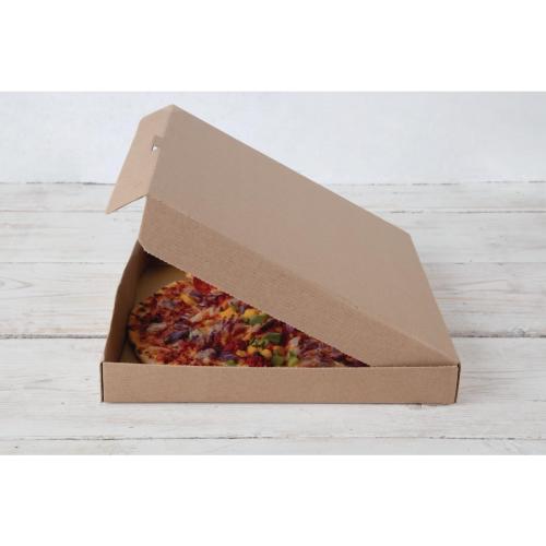 EDLP Fiesta Compostable Kraft Pizza Box - 14" (Box 50)  FSC Recycled