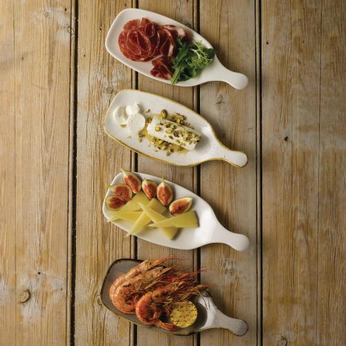 Churchill Stonecast Grey Handled Paddle - 11x4 3/4" (Box 6) (Direct)