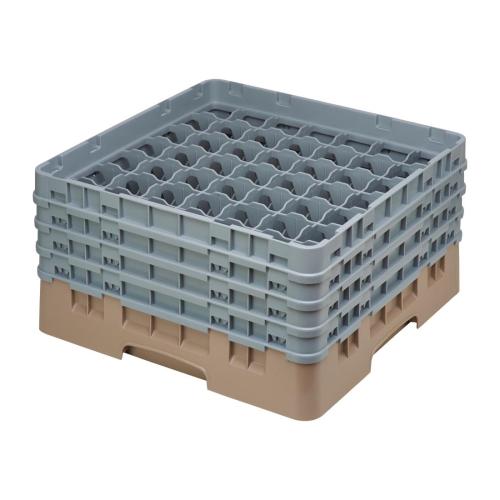 Cambro Camrack Beige 49 Compartments Max Glass - Height 215 (B2B)