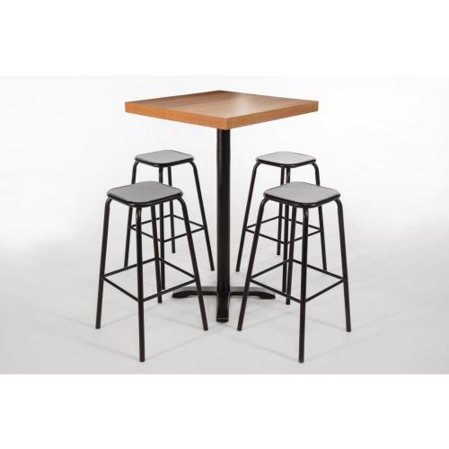 Bolero Cantina High Stool Black (Box 4)