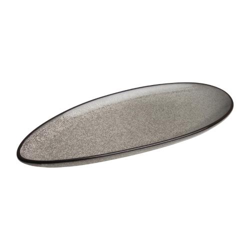 Olympia Mineral Leaf Plate - 255x118mm 10x 4 1/2" (Box 6)