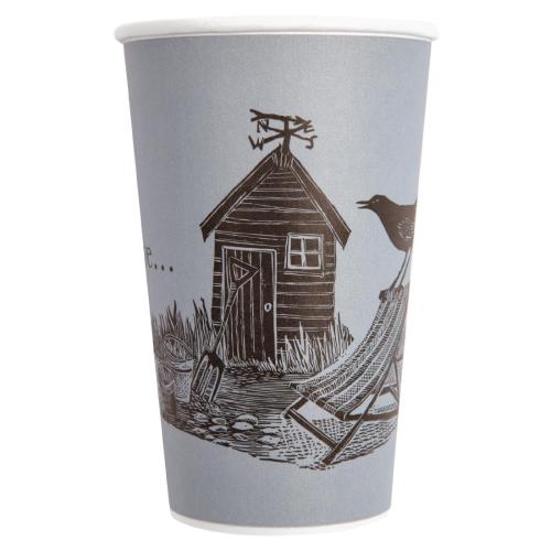 Benders Disposable Twin Wall Cups - 455ml 16oz (Box 500)