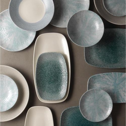 Raku Jade Green Chefs Oblong Plate - 30x19.9cm 12x7 4/5" (Box 6) (Direct)