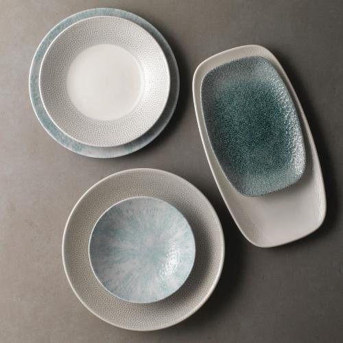 Raku Jade Green Chefs Oblong Plate - 30x19.9cm 12x7 4/5" (Box 6) (Direct)