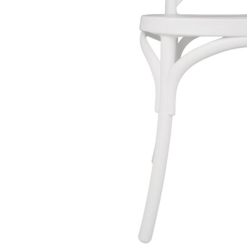 Bolero PP Crossback Side Chair White (Pack 4)