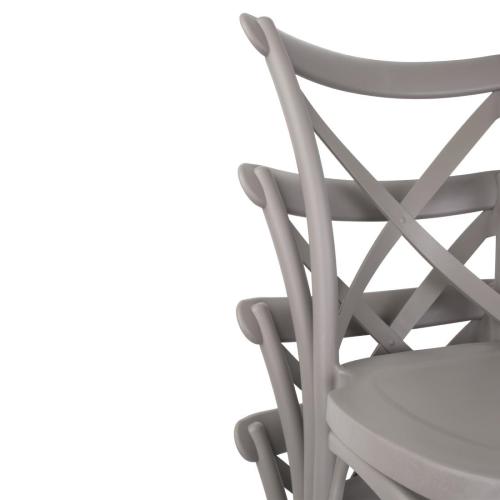 Bolero PP Crossback Side Chair Capuccino (Pack 4)