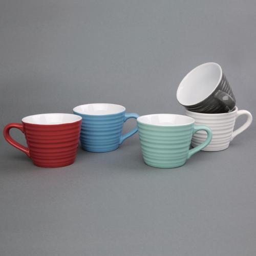 Olympia Cafe Aroma Mug Red - 230ml 8fl oz (Box 6)