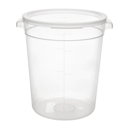 Vogue Round Container Polypropylene - 7 1/2Ltr 254fl oz