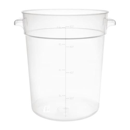 Vogue Round Container Polypropylene - 7 1/2Ltr 254fl oz