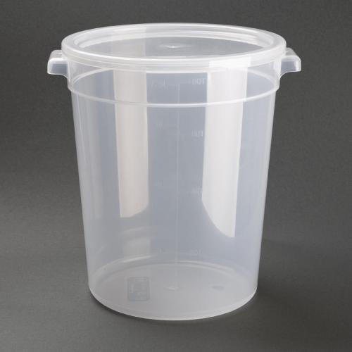 Vogue Round Container Polypropylene - 7 1/2Ltr 254fl oz
