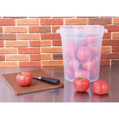 Vogue Round Container Polypropylene - 7 1/2Ltr 254fl oz