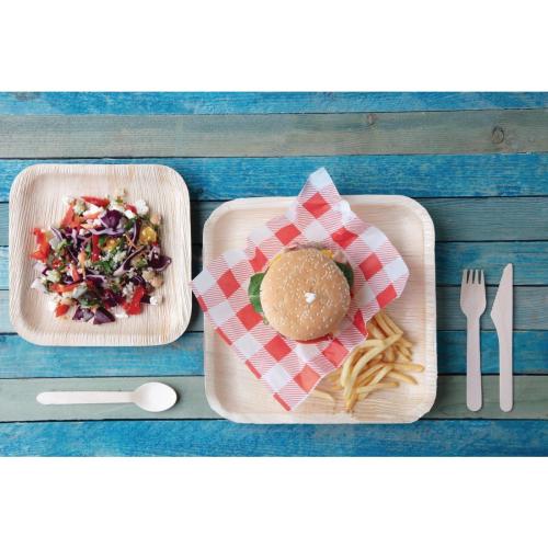 Fiesta Compostable Palm Leaf Plates Square - 250x250mm (Pack 100)