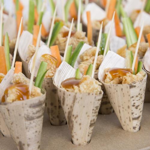 Fiesta Compostable Bamboo Bark Cone - 35x80mm (Pack 200)